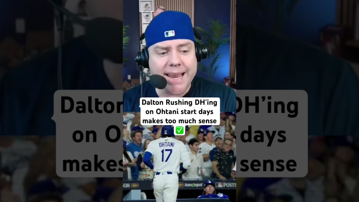 Dalton Rushing DH'ing les jours de début de Shohei Ohtani a trop de sens ✅