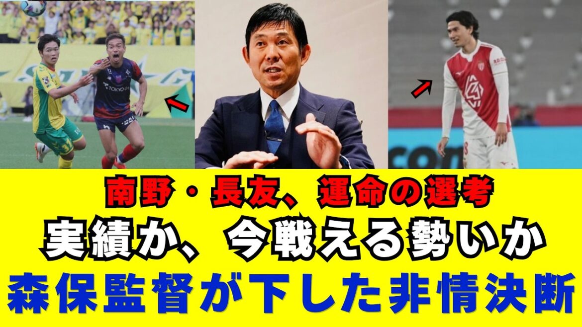 Réalisations ou dynamique ? Le processus de sélection cruel de Moriyasu Japon. L'histoire complète de la renaissance de Takumi Minamino et de la « décision impitoyable » de Yuto Nagatomo provoquée par sa ténacité. L'équipe finale pour la Coupe du Monde est annoncée, et la détermination et la vérité choquante sont cachées dans le silence avant que leurs noms ne soient prononcés.