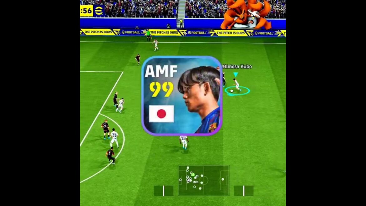 Takefusa Kubo x Naruto fête froide sur efootball 🥶 #pes #efootballmobile #efootball