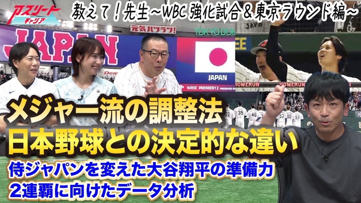 [Différences avec le baseball japonais]Méthode majeure d'ajustement du style et capacité de préparation de Shohei Otani | Quelle est l’analyse des données de l’entraîneur WBC Netsuo ?