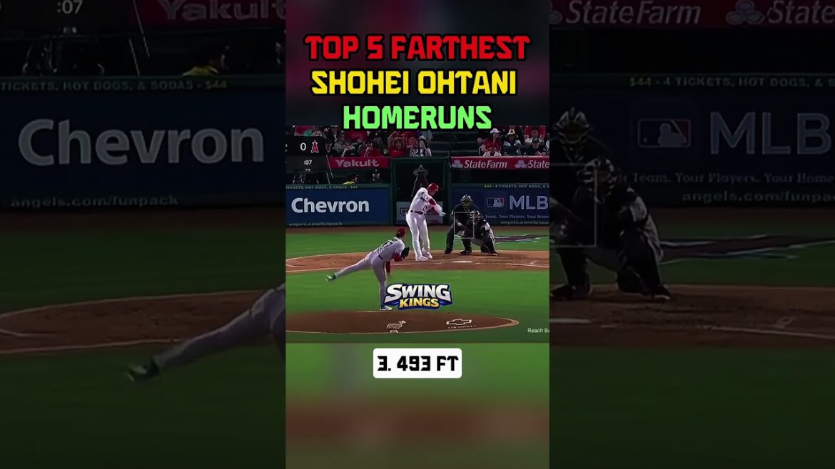 Top 5 des circuits de Shohei Ohtani les plus éloignés qui ont défié la physique #mlb #baseball #sports
