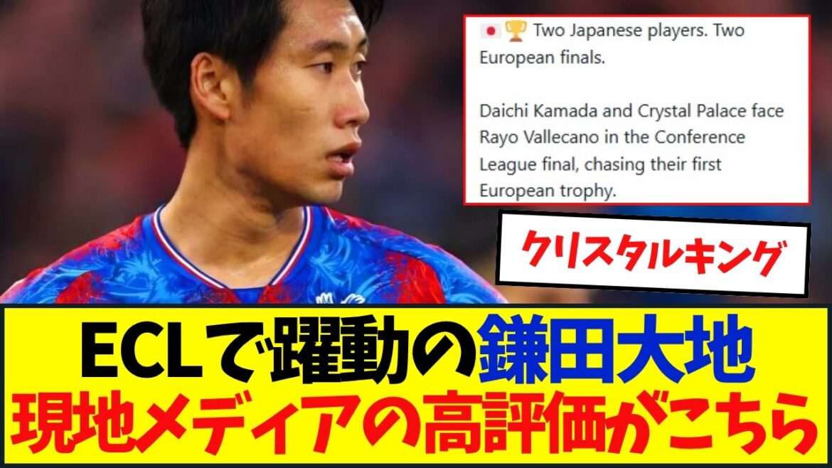 Daichi Kamata "a fait de son mieux" en ECL... Cliquez ici pour les éloges de Crystal Palace localement