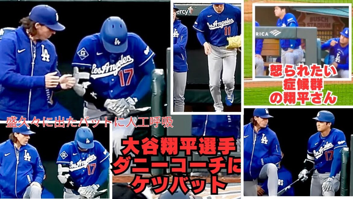 A voir absolument ! Shohei Otani et le scandale des fesses de l'entraîneur Danny. C'est la seule personne qui serait autorisée à faire ça à un entraîneur. Le jeune homme Otani aime se faire gronder. J'ai aussi pratiqué la respiration artificielle avec une chauve-souris pour la première fois depuis longtemps. #shoheiohtani#dodgers