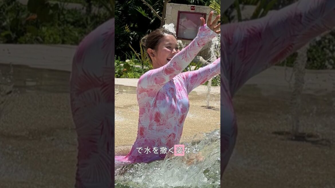 [Yuri Yoshida]Le vrai visage de Yoshida se rafraîchissant dans la piscine