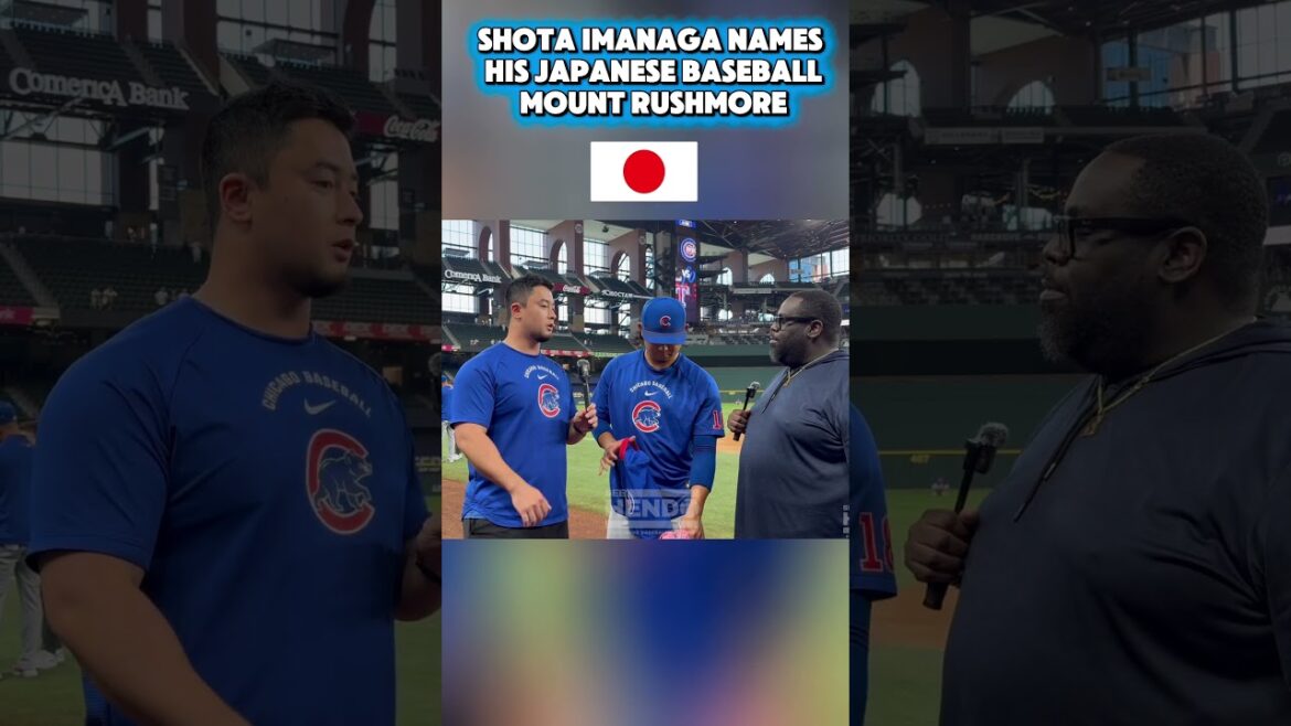 Shota Imanaga nomme son baseball japonais Mount Rushmore. Une fois pour Shohei Ohtani #baseball #MLB