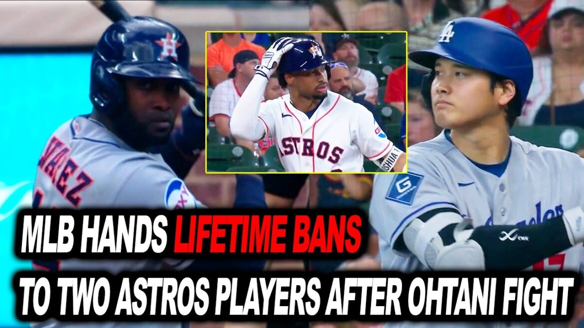 La MLB impose une punition après un jeu dangereux contre Ohtani lors du troisième match ! Deux stars d'Astros interdites pour toujours