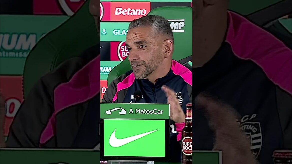 Rui Borges: «Le renouvellement de Bragança ne passe pas par l'entraîneur» #sporting #ligaportugal