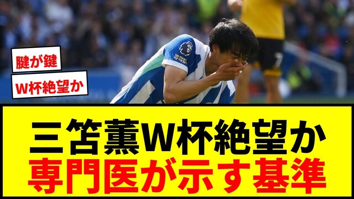 [Breaking News]Est-il désespéré pour Kaoru Mitoma de participer à la Coupe du monde ? Critères des chirurgiens orthopédistes pour « sûr » et « à l'extérieur »