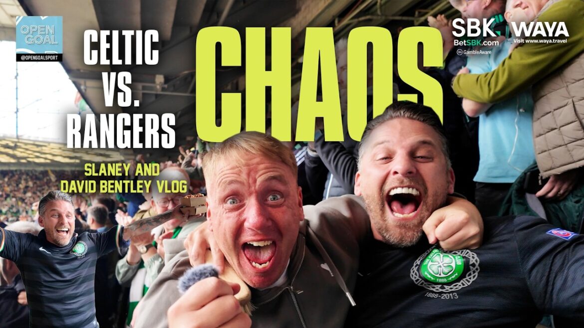 CELTIC vs RANGERS CARNAGE AVEC DAVID BENTLEY & SLANEY ! | Scènes folles pour le but spectaculaire de Maeda !
