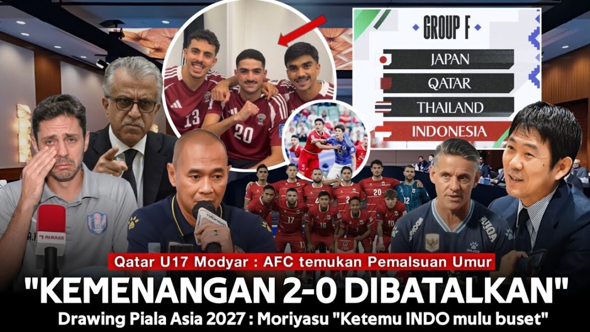 L'AFC découvre le scandale de contrefaçon d'âge chez les moins de 17 ans du Qatar "résultats annulés" Moriyasu : j'en ai marre de vous rencontrer*
