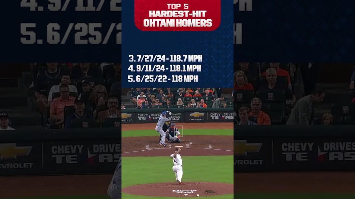 Les 5 circuits les plus durement touchés de Shohei Ohtani… jusqu’à présent Les 5 circuits les plus durement touchés de Shohei Ohtani... jusqu'à présent