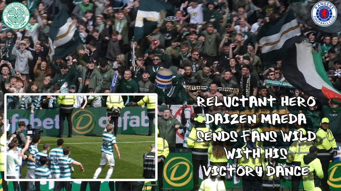Le héros réticent Daizen Maeda rend les fans fous avec sa danse de la victoire – Celtic 3 – Rangers 1