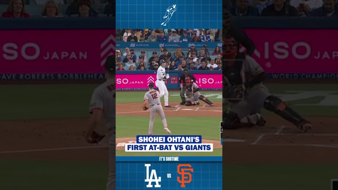 Premier match 2 au bâton contre les Giants de Shohei Ohtani