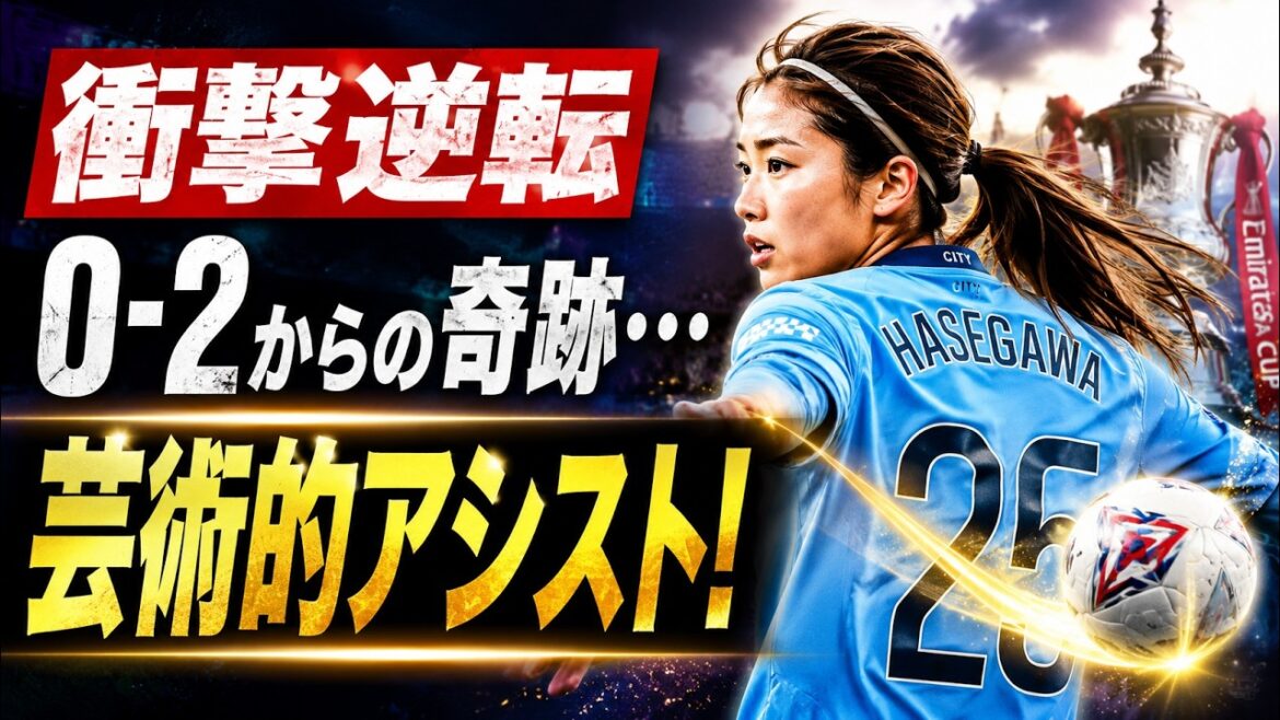[Inversion choquante]Miracle de 0 à 2... "l'assistance artistique" de Yui Hasegawa qui a décidé de se qualifier pour la finale de la FA Cup !