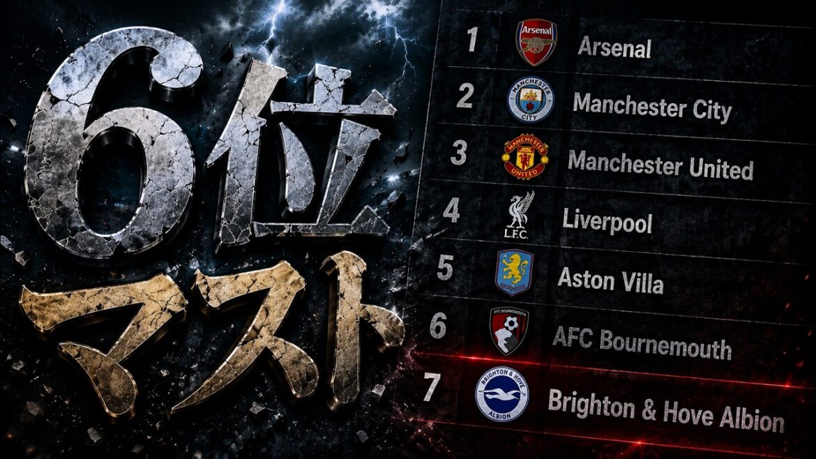Brighton doit absolument être à la 6ème place ou plus