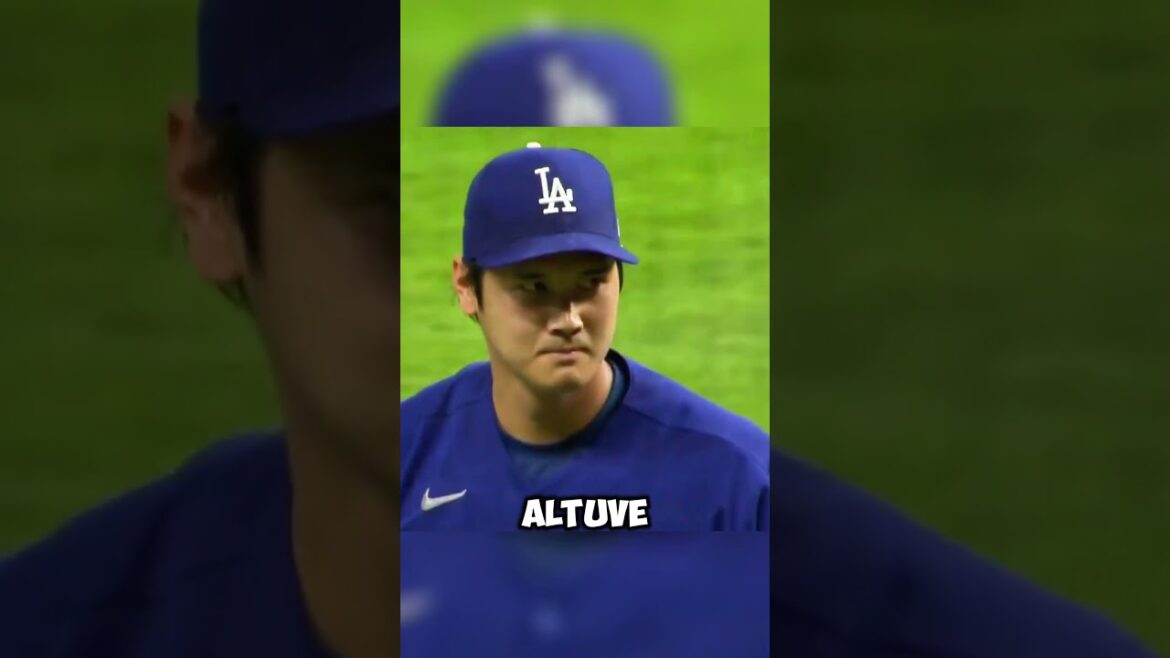 Ohtani a créé Altuve Chase This Sweeper😂 #mlb #baseball #shorts