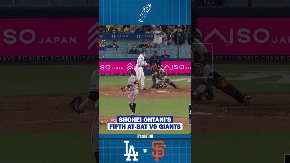 Cinquième match au bâton contre les Giants de Shohei Ohtani 2