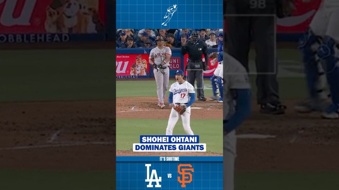 Shohei Ohtani domine les Giants avec 8 retraits au bâton