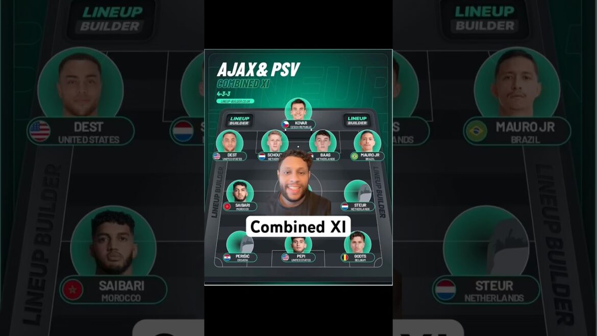 XI combiné Ajax et PSV #shorts #ajax #psv