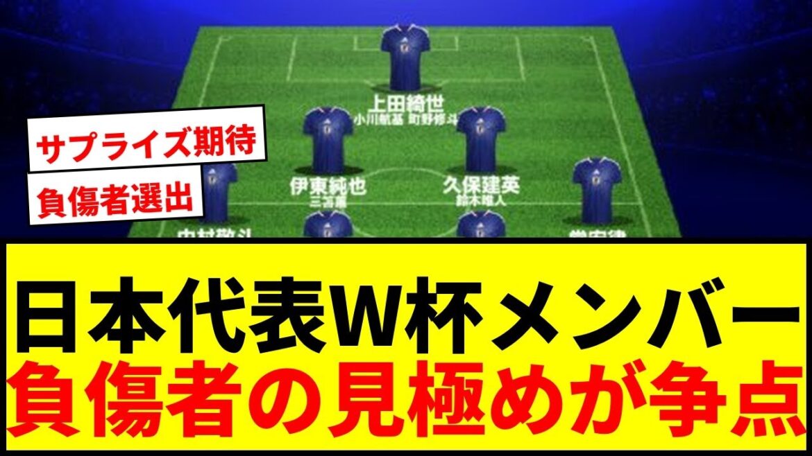 [Dernières nouvelles]Le point de discorde pour l'équipe japonaise de la Coupe du monde est « l'identification » du personnel blessé ! Wataru Endo, Kaoru Mitoma et Yuito Suzuki sélectionnés pour l'observation ?