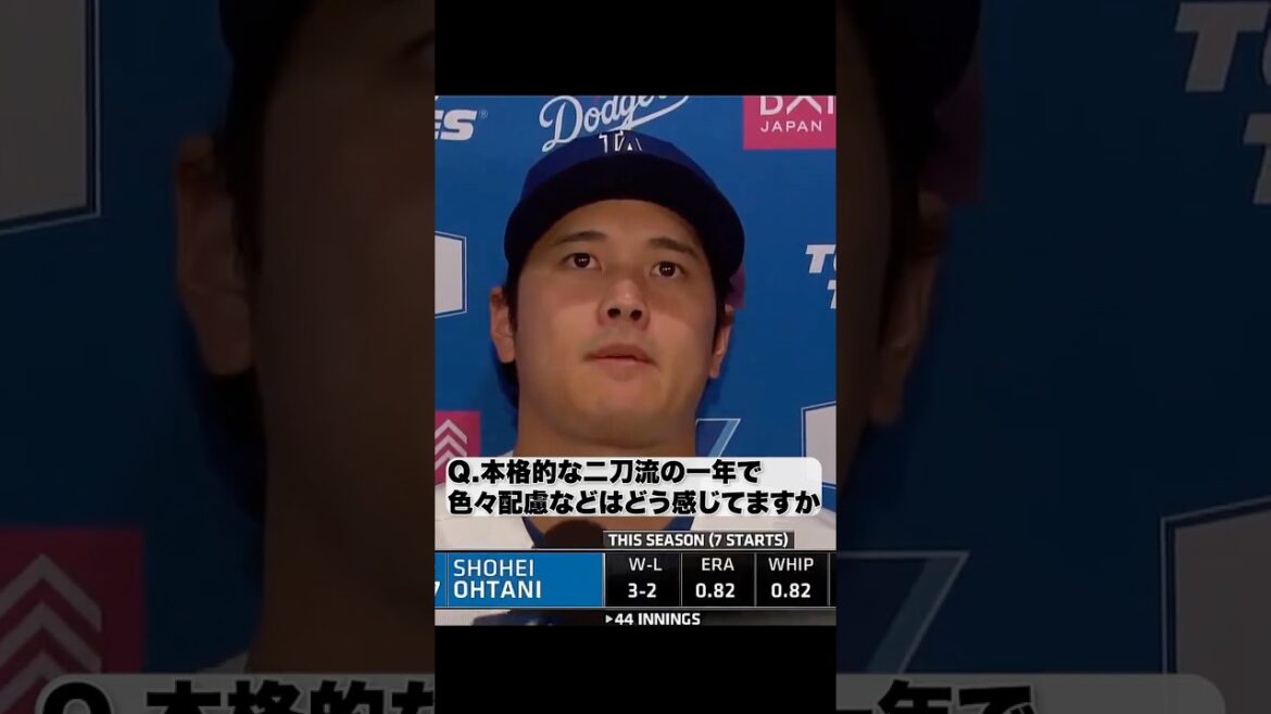 Interview d’après-match des Dodgers Shohei Otani🔥 Interview d'après-match des Dodgers Shohei Otani🔥