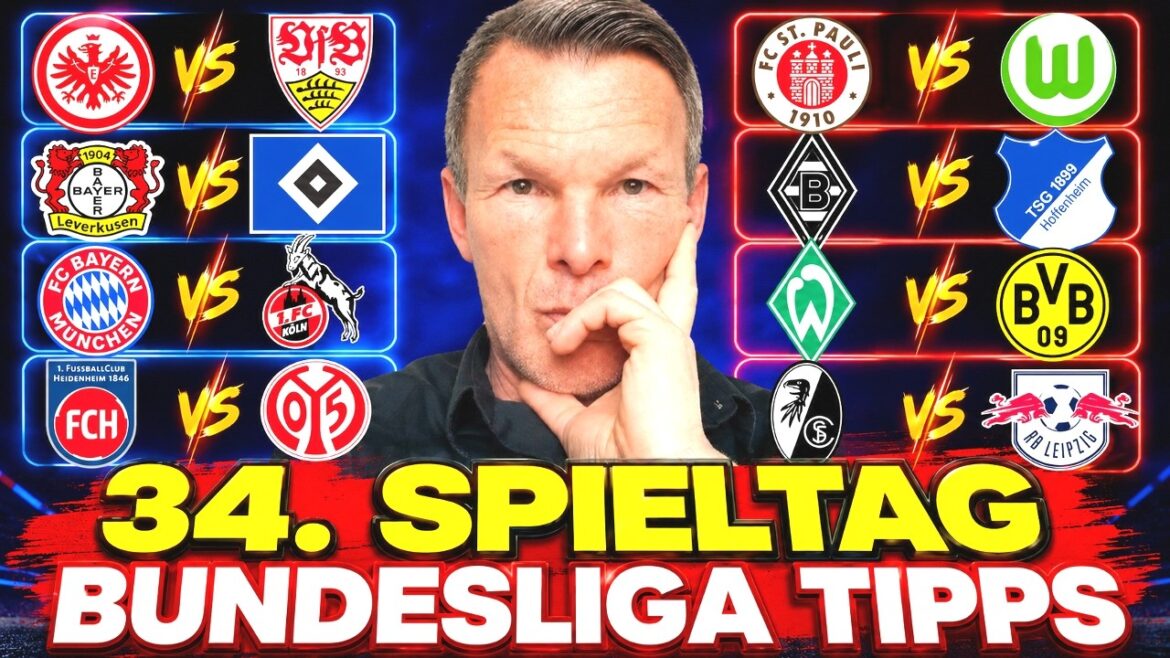 FINAL! 😱 Prévisions Bundesliga 34ème journée : Mes conseils pour la confrontation ! FINAL! 😱 Prévisions Bundesliga 34ème journée : Mes conseils pour la confrontation !