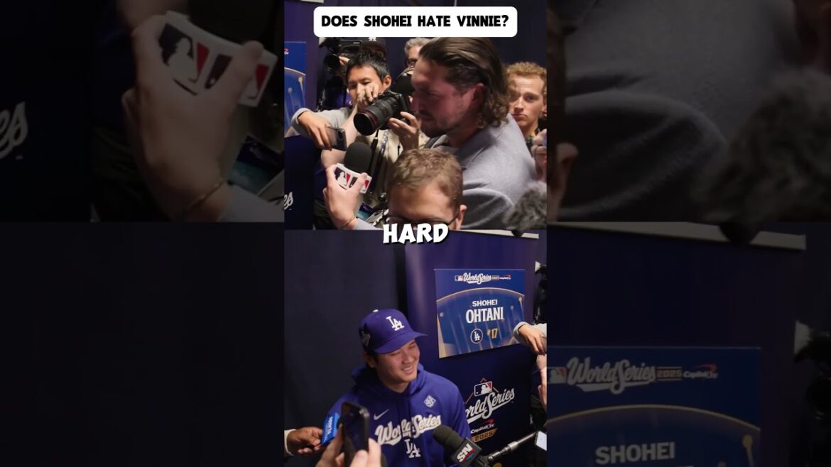 Shohei déteste-t-il Vinnie ? 🤣 @MLB Shohei déteste-t-il Vinnie ? 🤣 @MLB