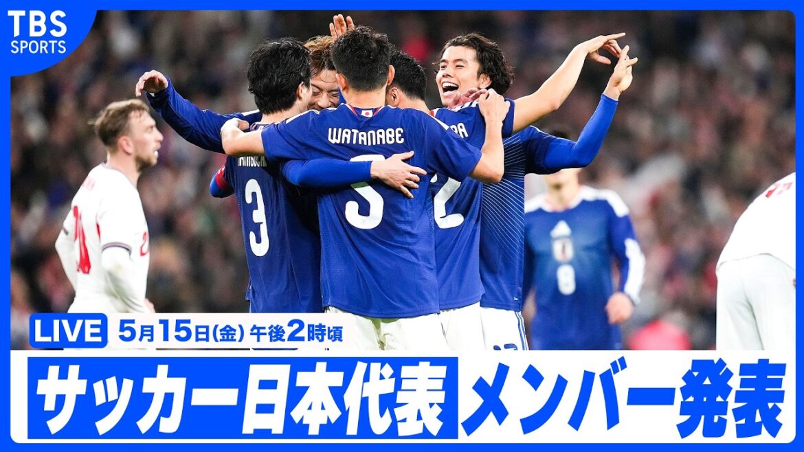 [EN DIRECT]Conférence d'annonce des membres de l'équipe nationale japonaise de la Coupe du monde de football[15/05 14h00]
