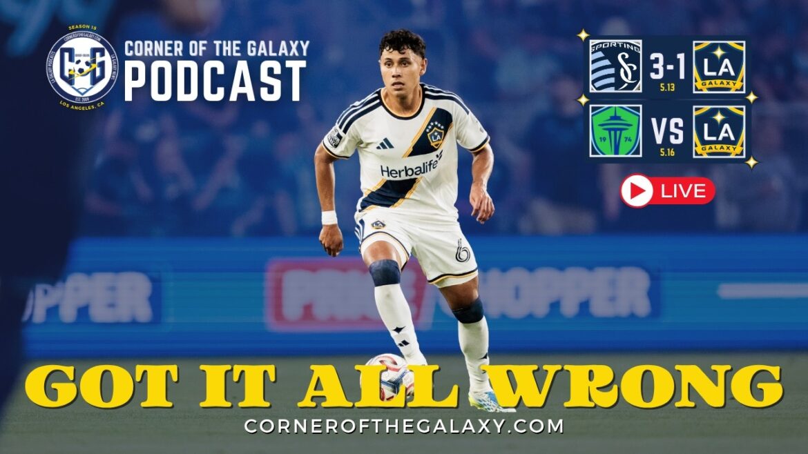 "CoG Live Show : LA Galaxy a tout faux à KC". Maintenant, les choses deviennent vraiment difficiles à Seattle !