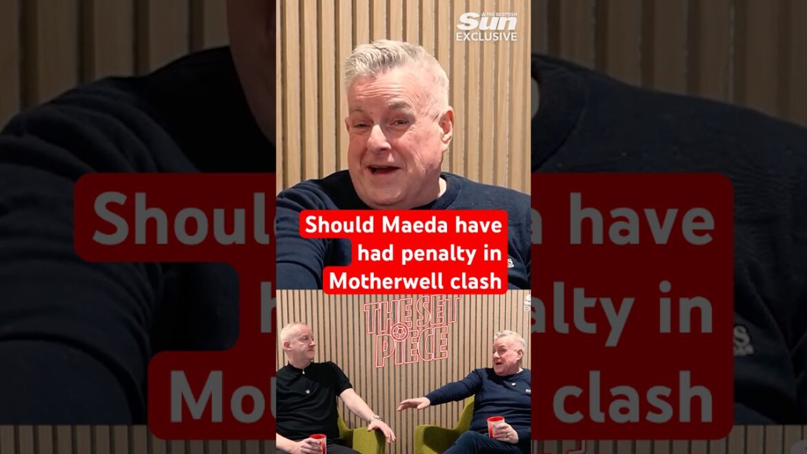 Daizen Maeda aurait-il dû avoir un penalty contre Motherwell ?