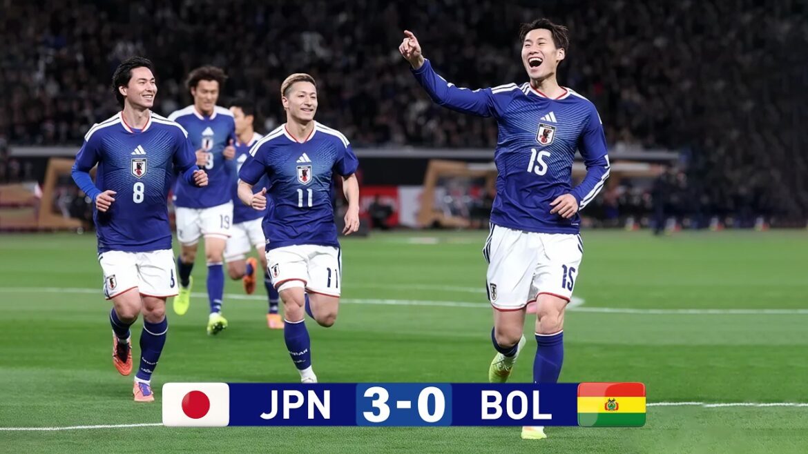 Kamata a marqué un but dès la 4ème minute après la passe décisive de Kubo ! ｜Japon vs Bolivie ｜Match amical international 2025