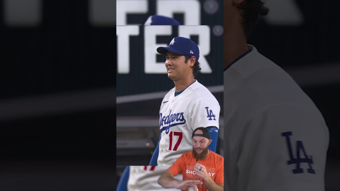 Shohei aurait son chien sur ses crampons 🤣🫡 #mlb #ohtani