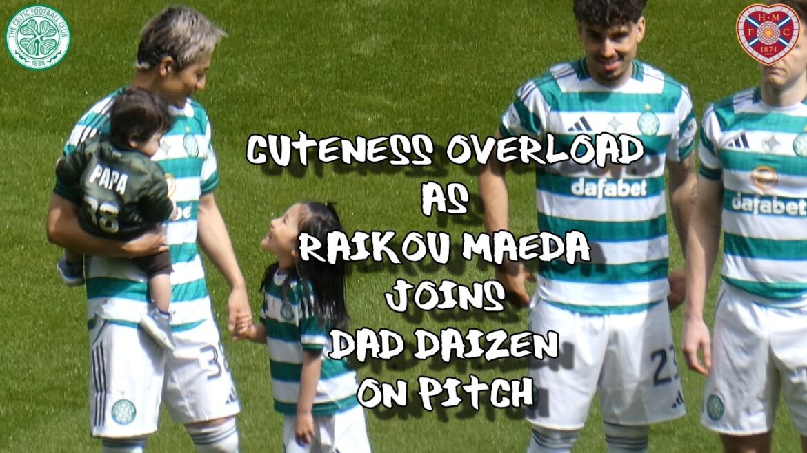 Surcharge de gentillesse alors que Raikou rejoint papa Daizen Maeda sur le terrain - Faits saillants - - Celtic 3 - Hearts
