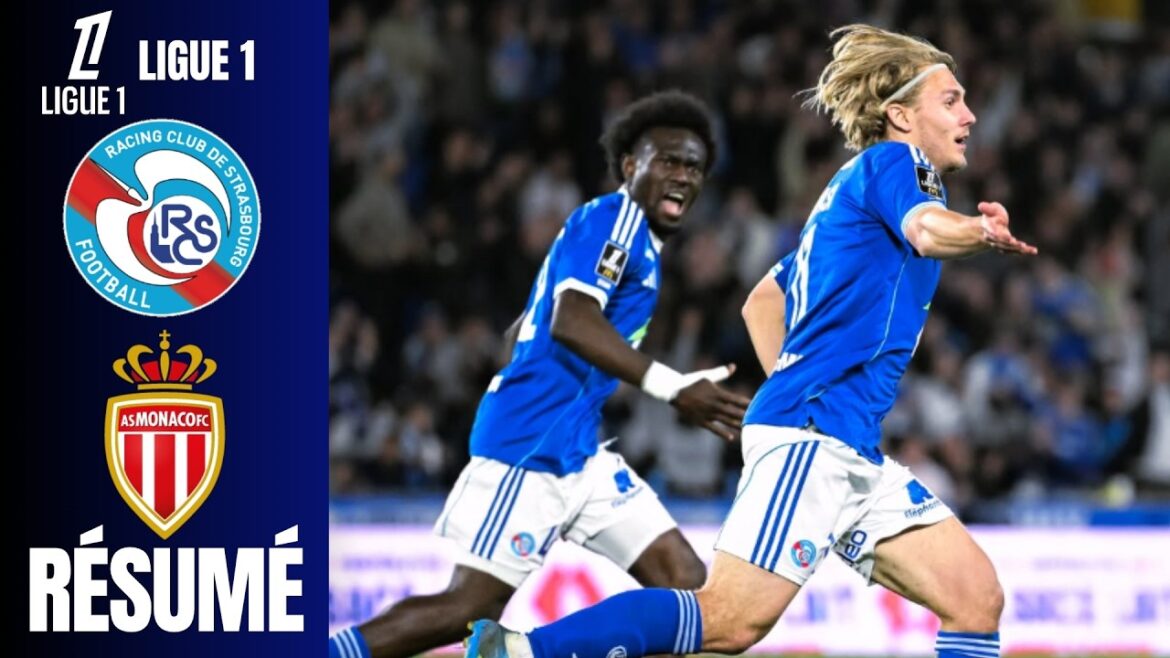 Strasbourg vs Monaco 5-4 Résumé et Buts | Ligue 1 25/26