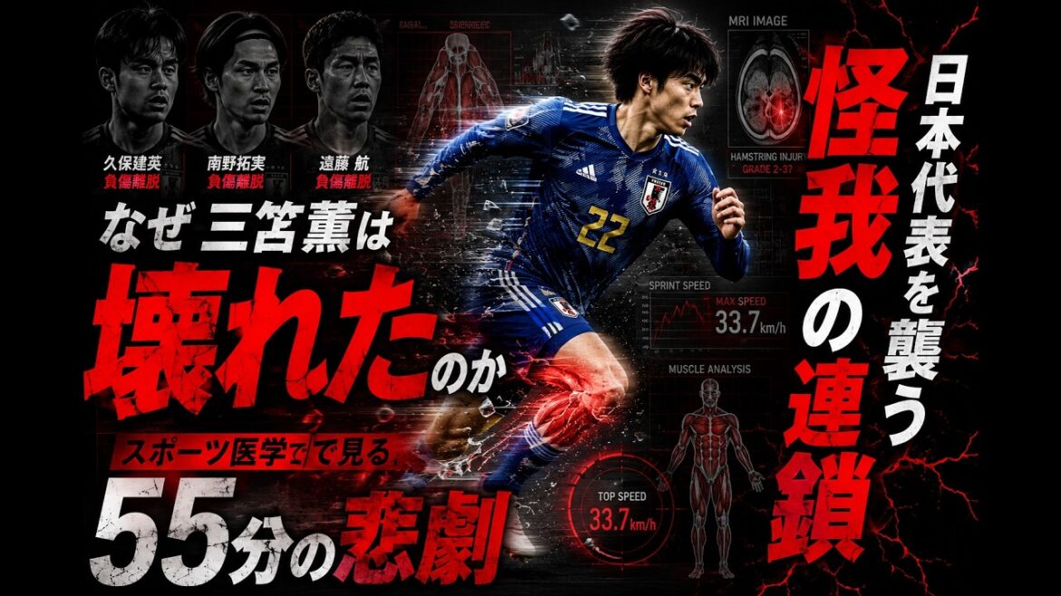 Pourquoi Kaoru Mitoma est-il tombé en panne ? La « tragédie des 55 minutes » observée en médecine sportive et la chaîne de blessures qui ont frappé l’équipe nationale japonaise. Pourquoi Kaoru Mitoma est-il tombé en panne ? La « tragédie des 55 minutes » observée en médecine sportive et la chaîne de blessures qui ont frappé l'équipe nationale japonaise.