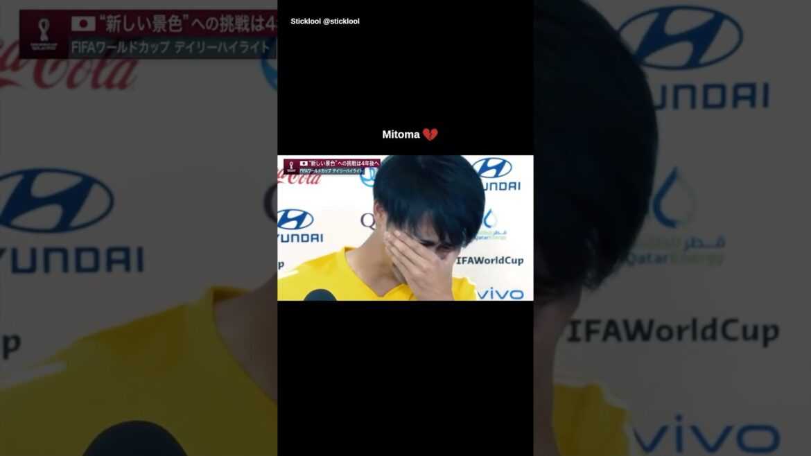 Blessure à Mitoma 💔 #football #mitoma #worldcup #japan