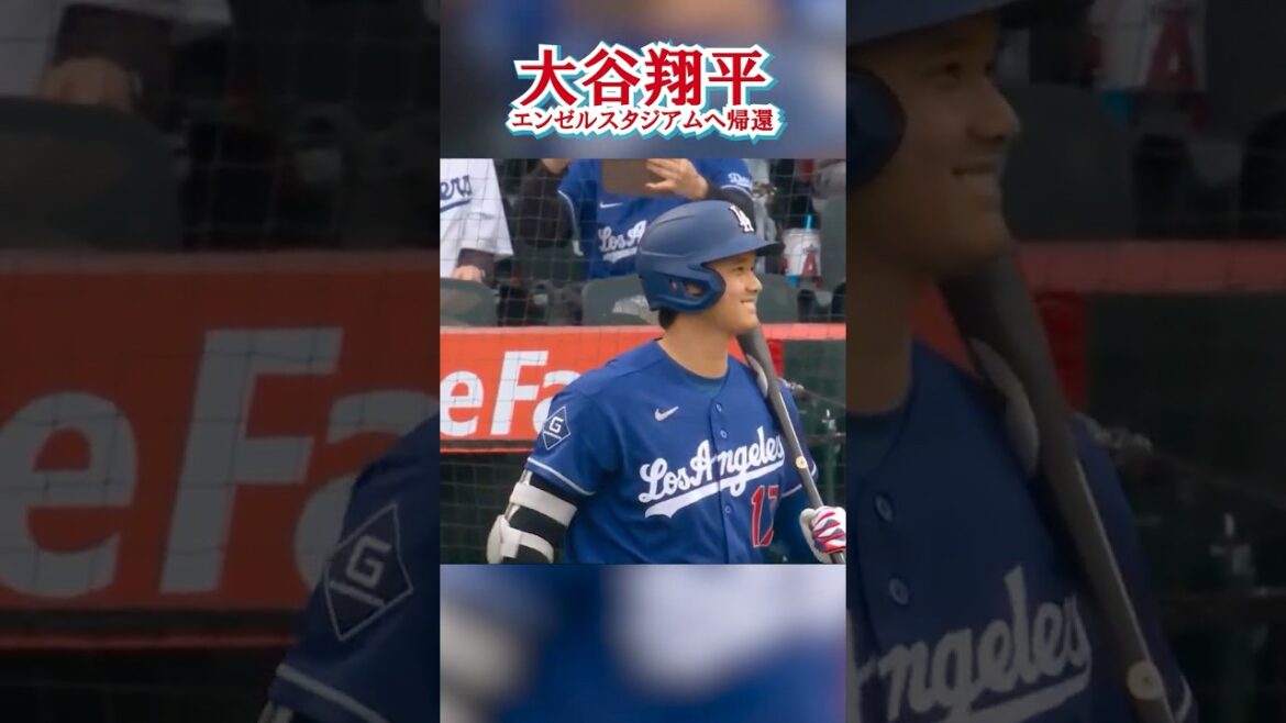Bon retour, Shohei. Au mémorable Angel Stadium. Bon retour, Shohei. Au mémorable Angel Stadium.