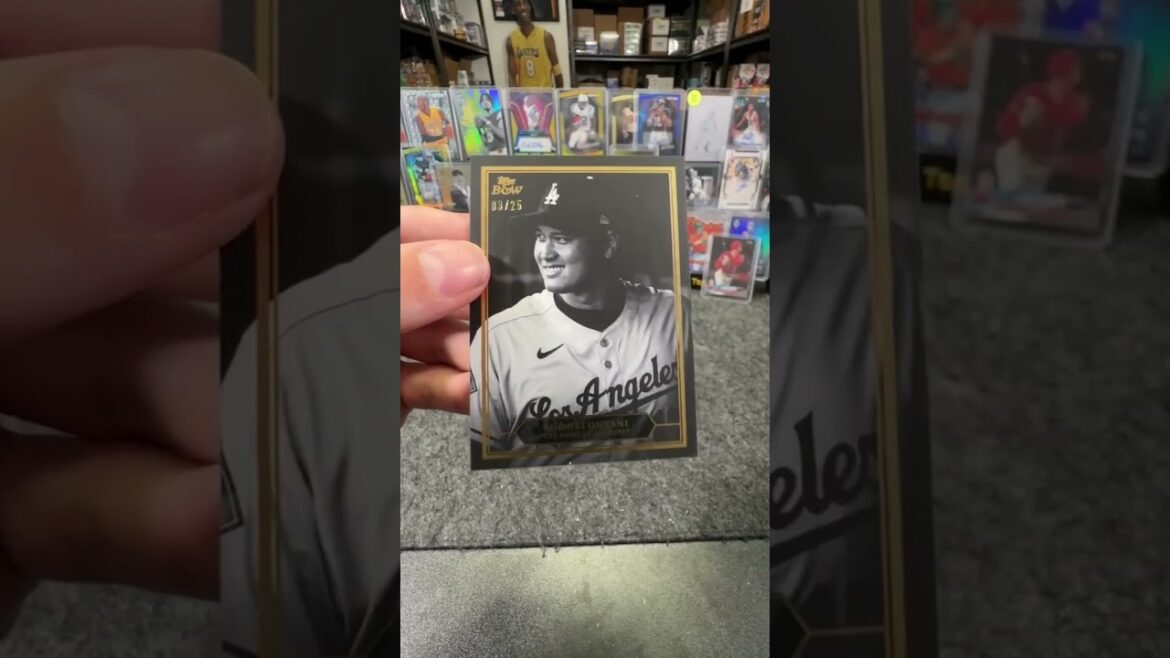 Portrait d'or de Shohei Ohtani / 25 🔥 Regardez le prochain grand tirage de la MLB en direct sur le lien Whatnot dans la bio