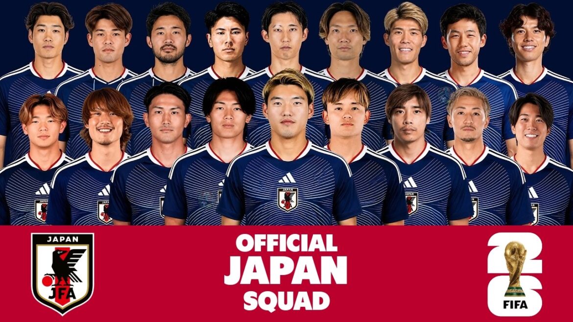 L'équipe OFFICIELLE du Japon pour la Coupe du Monde FIFA 2026 🇯🇵🔥 Samurai Blue Ready !