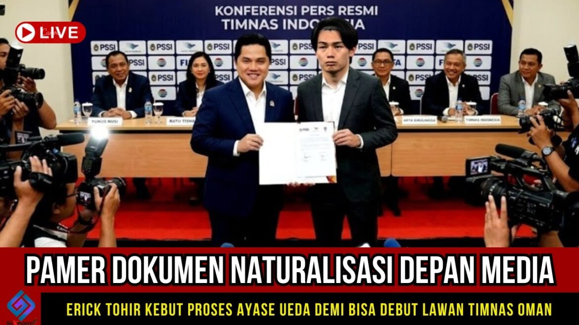 DÉPLACEZ IMMÉDIATEMENT ~ ERIK TOHIR CONFIRME qu'AYASE UEDA fera ses débuts avec l'équipe nationale lors de la journée de match de la FIFA