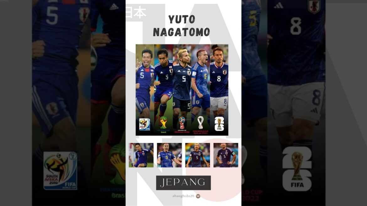 PREMIER JOUEUR ASIATIQUE À JOUER DANS 5 COUPES DU MONDE #football #soccer #japan #yutonagatomo