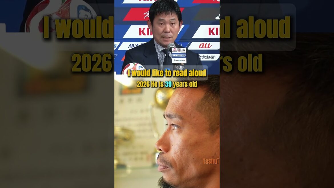 Nagatomo, 39 ans, a fondu en larmes après la convocation de l'équipe nationale du Japon 🇯🇵😭