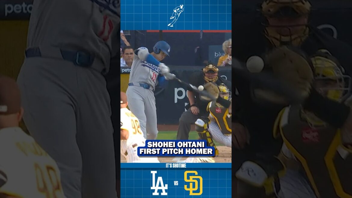 Shohei Ohtani écrase le premier coup de circuit du premier lancer