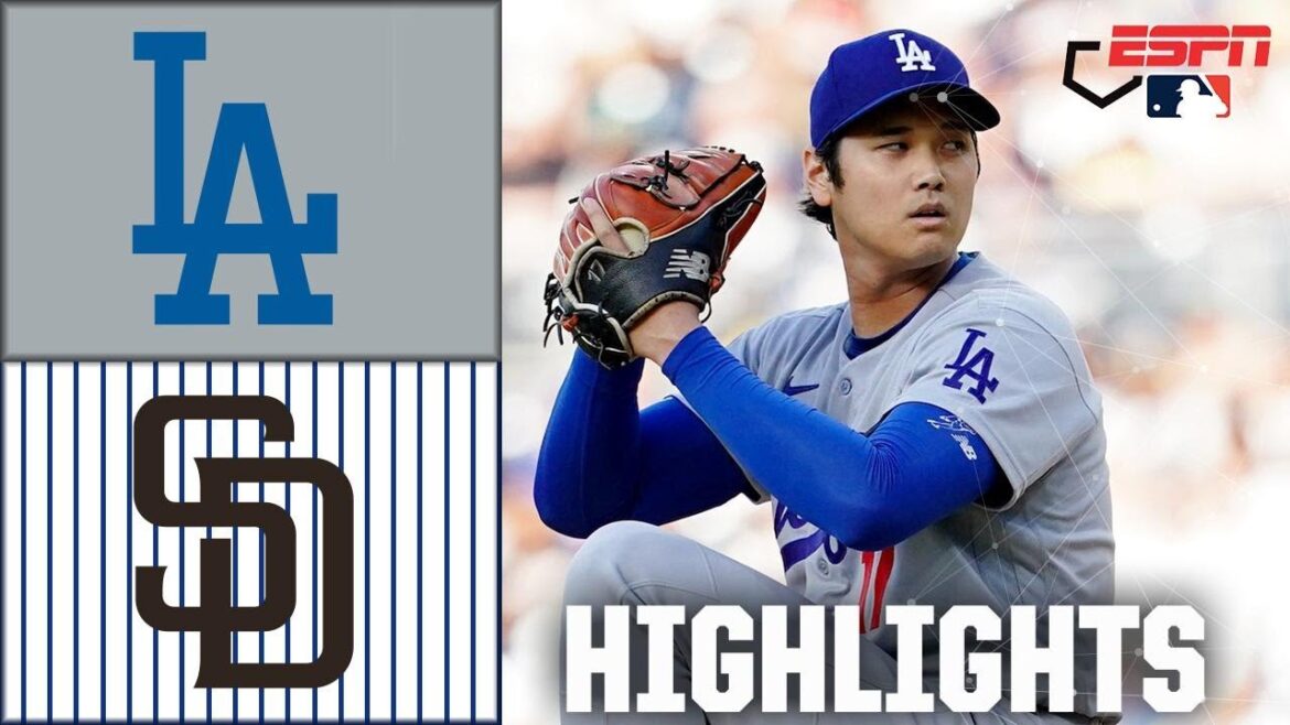 SHOHEI OHTANI PREMIER PASSAGE HR ! Dodgers de Los Angeles-Padres de San Diego | Faits saillants du jeu complet | ESPN MLB