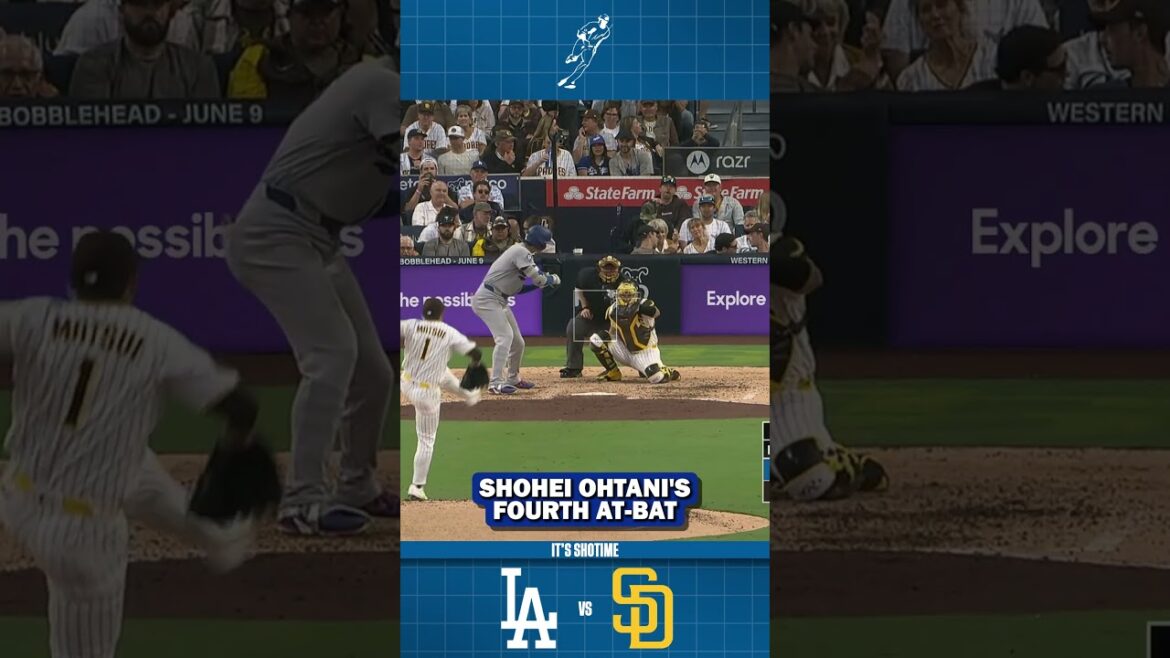 Quatrième At-Bat VS Padres de Shohei Ohtani | Jeu 3