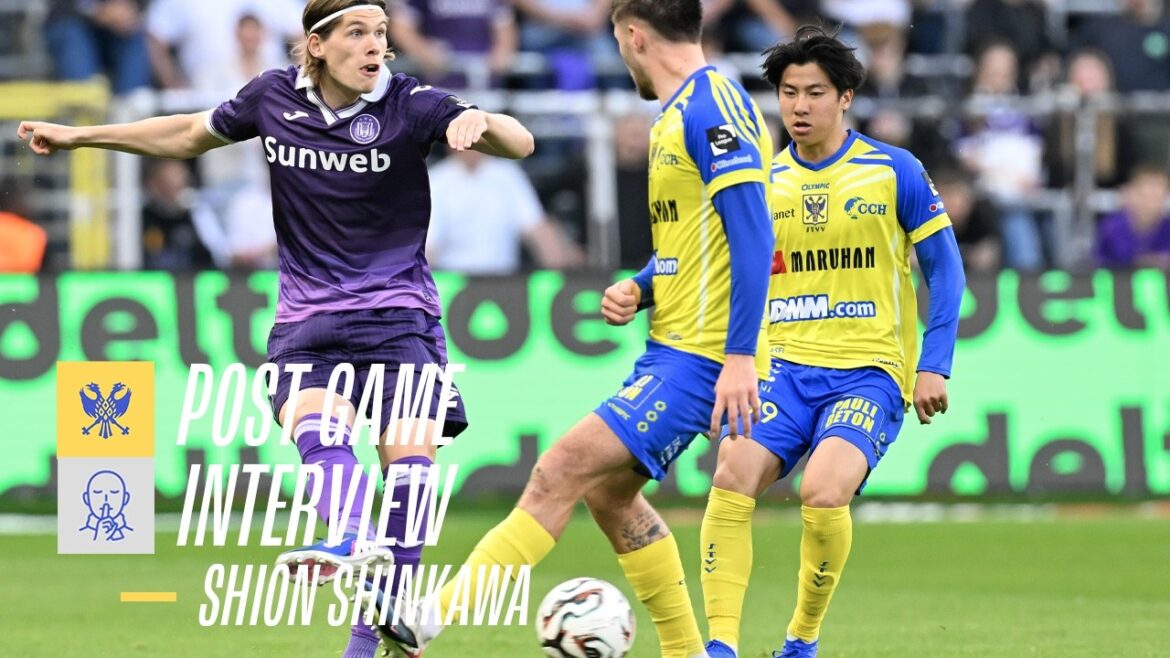 [Saint-Trond]Entretien d'après-match avec Shion Shinkawa, qui a fait sa première titularisation après son transfert en Belgique