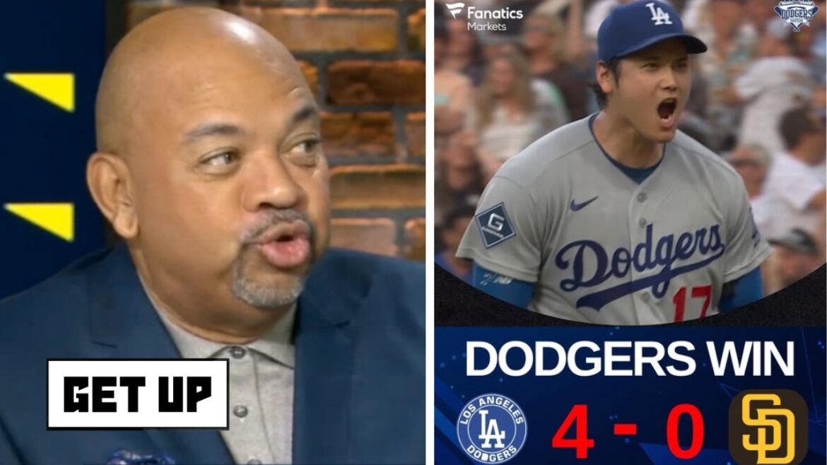 LEVEZ-VOUS | Shohei Ohtani est le plus grand athlète de tous les temps 🐐 ! - Wilbon sur les Dodgers a battu les Padres 4-0