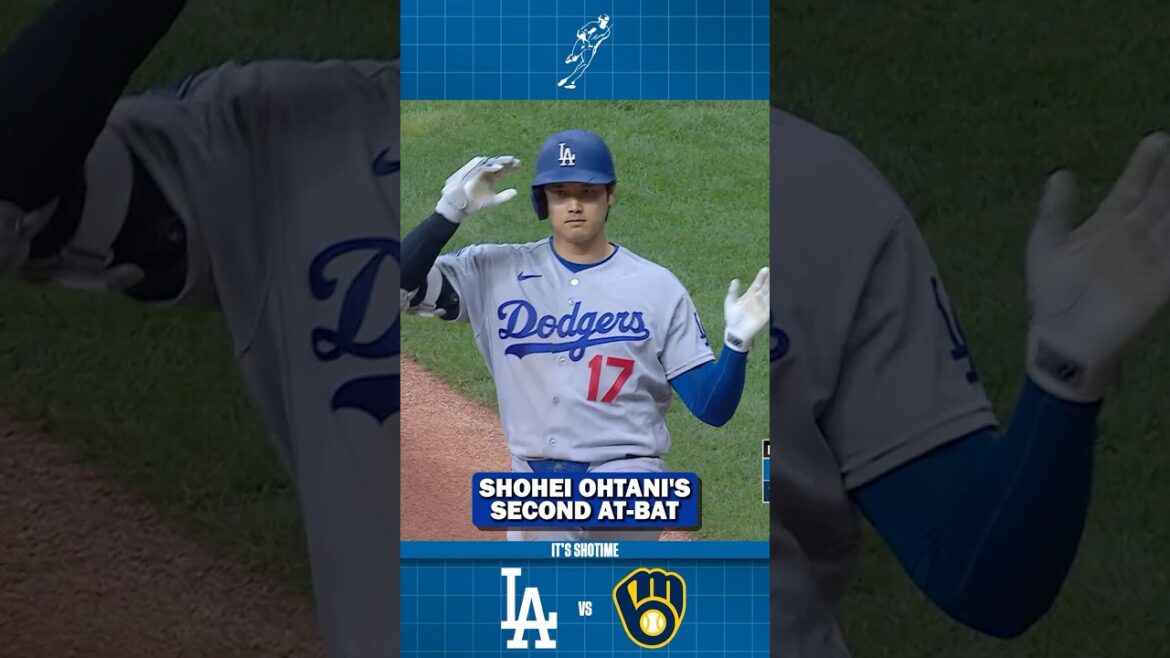 Deuxième match 1 au bâton contre les Brewers de Shohei Ohtani