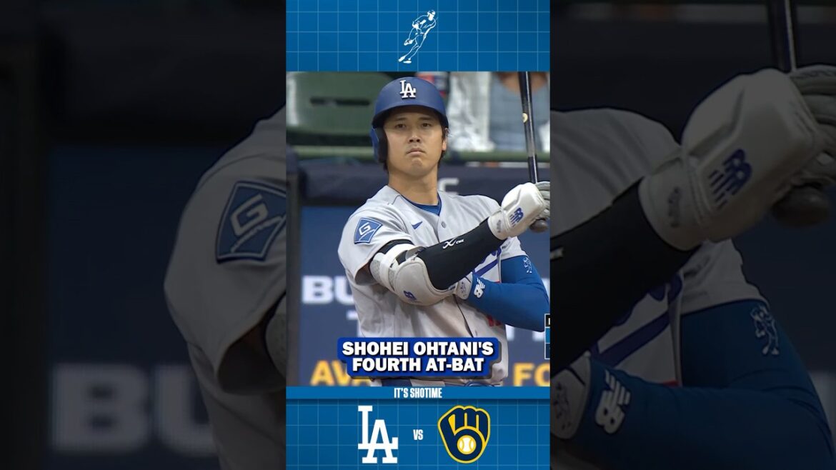 Quatrième match 1 au bâton contre les Brewers de Shohei Ohtani