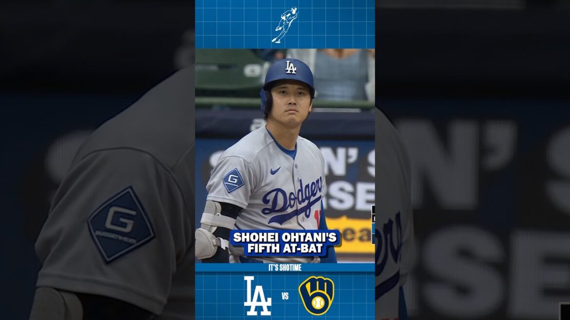Cinquième match 1 au bâton contre les Brewers de Shohei Ohtani